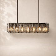 Latiera Glass Rectangular Chandelier 67