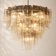 Latiera Glass Tiered Round Chandelier 36