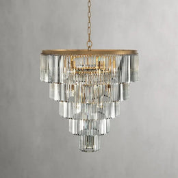 Leylandl Tiered Round Chandelier - kimoylights