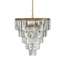 Leylandl Tiered Round Chandelier - kimoylights