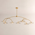 Liorin Lily Petal Smoke Glass Round Branching Chandelier 54”D 72“D 84”D 96“D