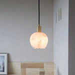Flower Alabaster Pendant Light — image 10