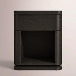 Liromelle Open Nightstand — BLACK OAK / 20