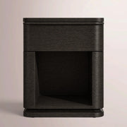 Liromelle Open Nightstand — BLACK OAK / 20