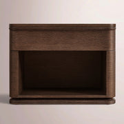 Liromelle Open Nightstand — BROWN OAK / 32