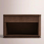 Liromelle Open Nightstand — BROWN OAK / 38