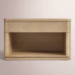 Liromelle Open Nightstand — LIGHT OAK / 38