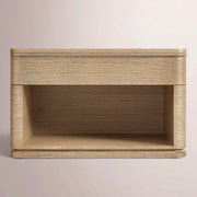Liromelle Open Nightstand — LIGHT OAK / 38