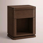 Liromelle Open Nightstand — BROWN OAK / 20