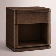 Liromelle Open Nightstand — BROWN OAK / 26