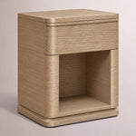 Liromelle Open Nightstand — LIGHT OAK / 20
