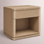 Liromelle Open Nightstand — LIGHT OAK / 26