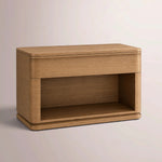 Liromelle Open Nightstand — NATURAL OAK / 38