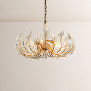 Liorien 6-Light Glass Petal Round Chandelier 26