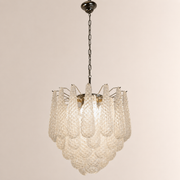 Lira Handblown Glass Drop Chandelier 21