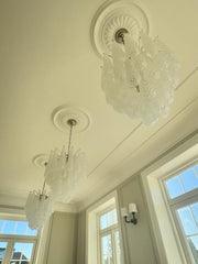Lira Handblown Glass Drop Chandelier 21