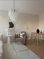 Lira Handblown Glass Drop Chandelier 21