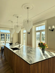 Lira Handblown Glass Drop Chandelier 21