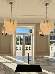 Lira Handblown Glass Drop Chandelier 21