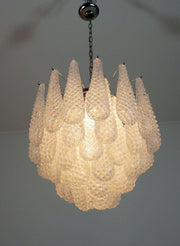 Lira Handblown Glass Drop Chandelier 21