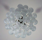 Lira Handblown Glass Drop Chandelier 21" D 41 Drops Clear