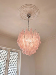 Lira Handblown Glass Drop Chandelier 21