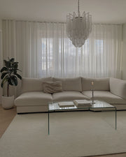 Lira Handblown Glass Drop Chandelier 21