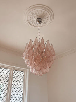 Lira Handblown Glass Drop Chandelier 21