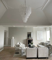 Lira Handblown Glass Drop Chandelier 26