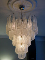 Lira Handblown Glass Drop Chandelier 26