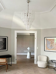 Lira Handblown Glass Drop Chandelier 26