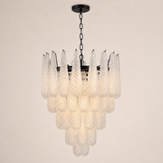 Lira Handblown Glass Drop Chandelier 26