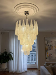 Lira Handblown Glass Drop Chandelier 26