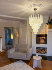 Lira Handblown Glass Drop Chandelier 26