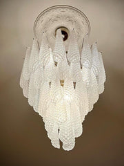 Lira Handblown Glass Drop Chandelier 26