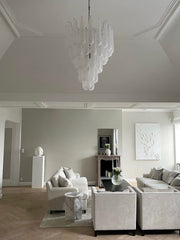 Lira Handblown Glass Drop Chandelier 26