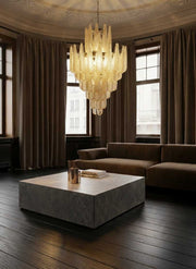 Lira Handblown Glass Drop Chandelier 30