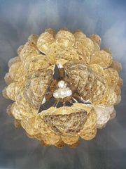 Lira Handblown Glass Drop Chandelier 30