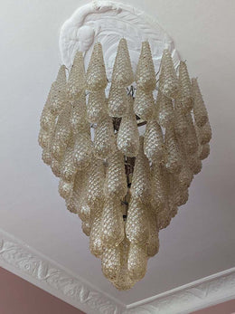 Lira Handblown Glass Drop Chandelier 30