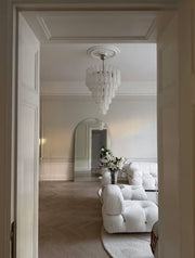 Lira Handblown Glass Drop Chandelier 30