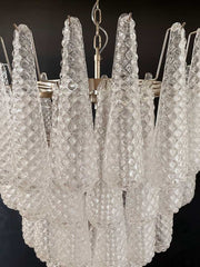 Lira Handblown Glass Drop Chandelier 30