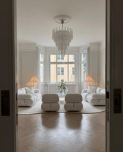 Lira Handblown Glass Drop Chandelier 30