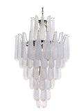Lira Handblown Glass Drop Chandelier 30"D 85 Drops Clear