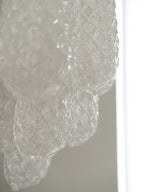 Lira Handblown Glass Drop Wall Sconce 14" 10 Pcs Drops Clear