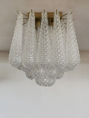 Lira Handblown Glass Flush Mount Ceiling Light 14