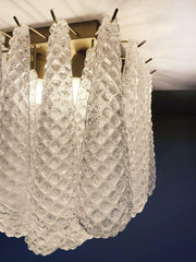 Lira Handblown Glass Flush Mount Ceiling Light 14