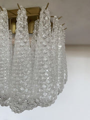 Lira Handblown Glass Flush Mount Ceiling Light 14