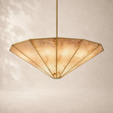 Lunessa Alabaster Round Chandelier 60