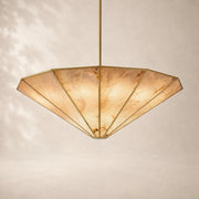 Lunessa Alabaster Round Chandelier 60