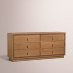 Prevelle Drawer Dresser — NATURAL OAK / 6-DRESSER